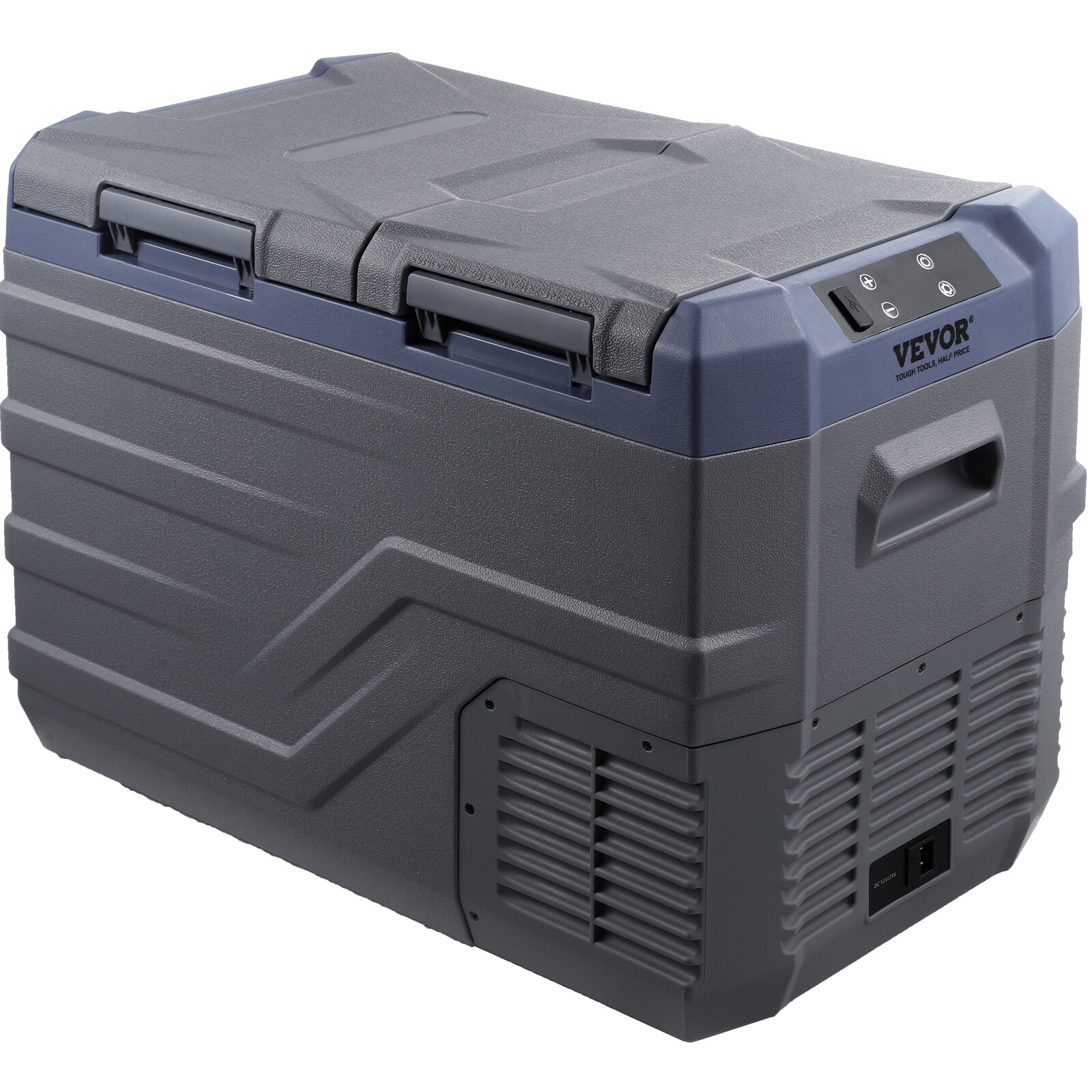 VEVOR Portable Car Refrigerator Freezer Compressor 32 L Dual Zone 2 Temp Control