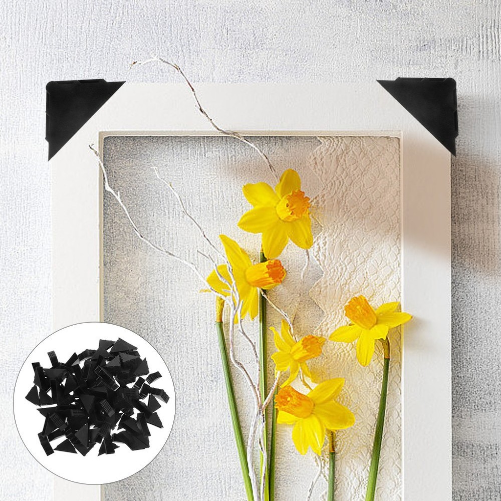 100 Pcs Picture Frame Corners for Packing Plastic Edge Protector