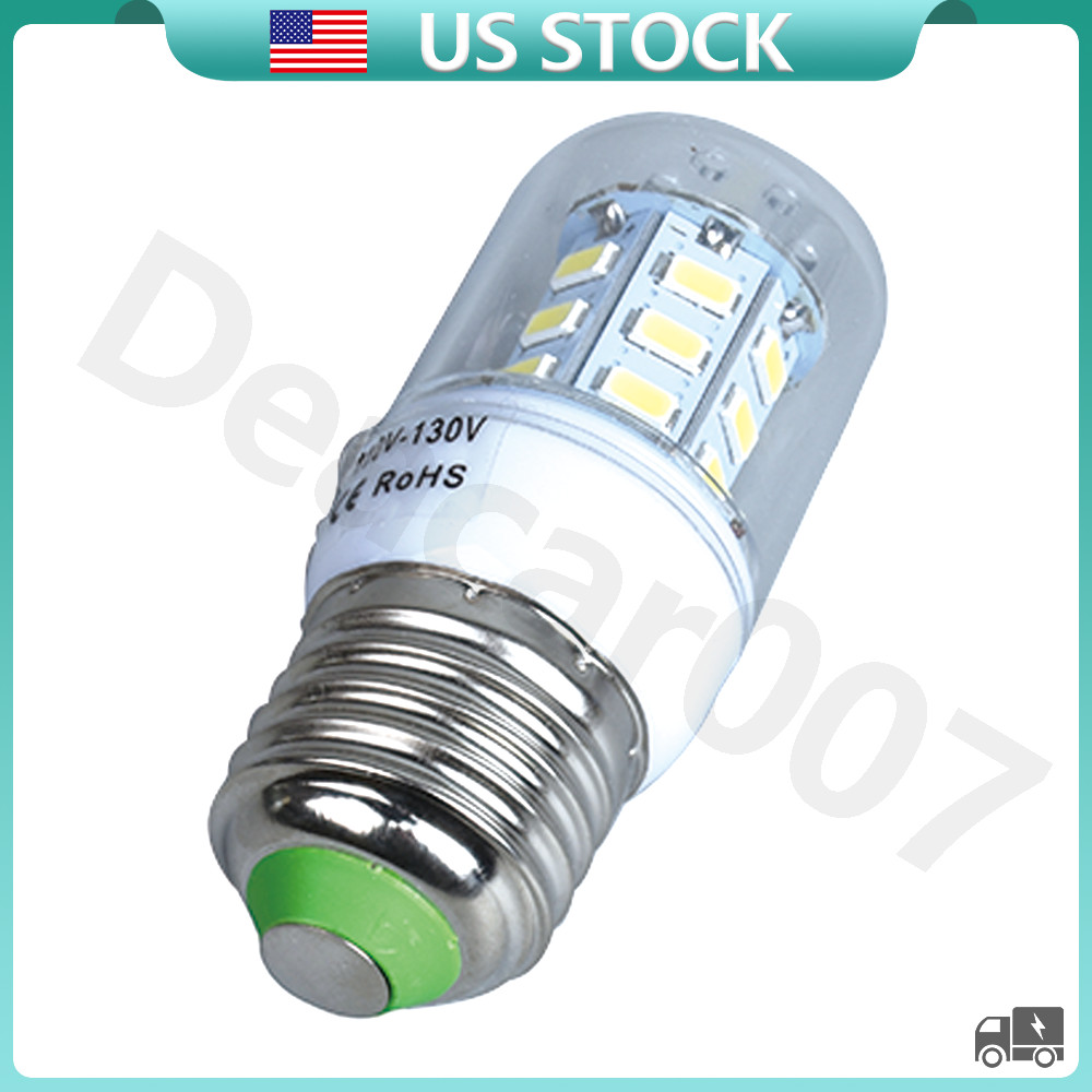 2PCS LED Refrigerator Light Corn Bulb E27 3.5W For Frigidaire Kenmore 5304511738
