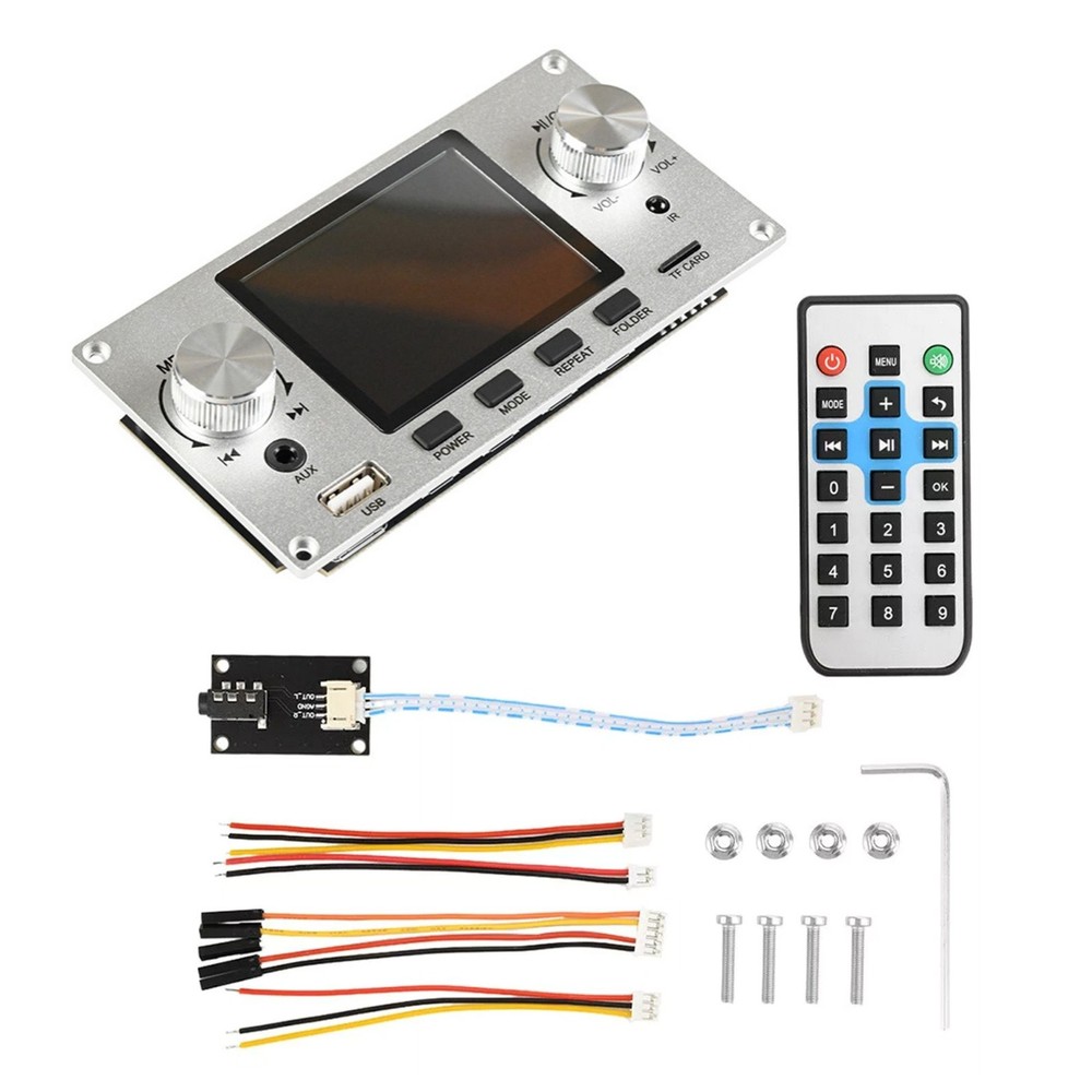 1set 2.8inch IPS Decoder Board Bluetooth MP3 TF USB Module I2S Audio Player