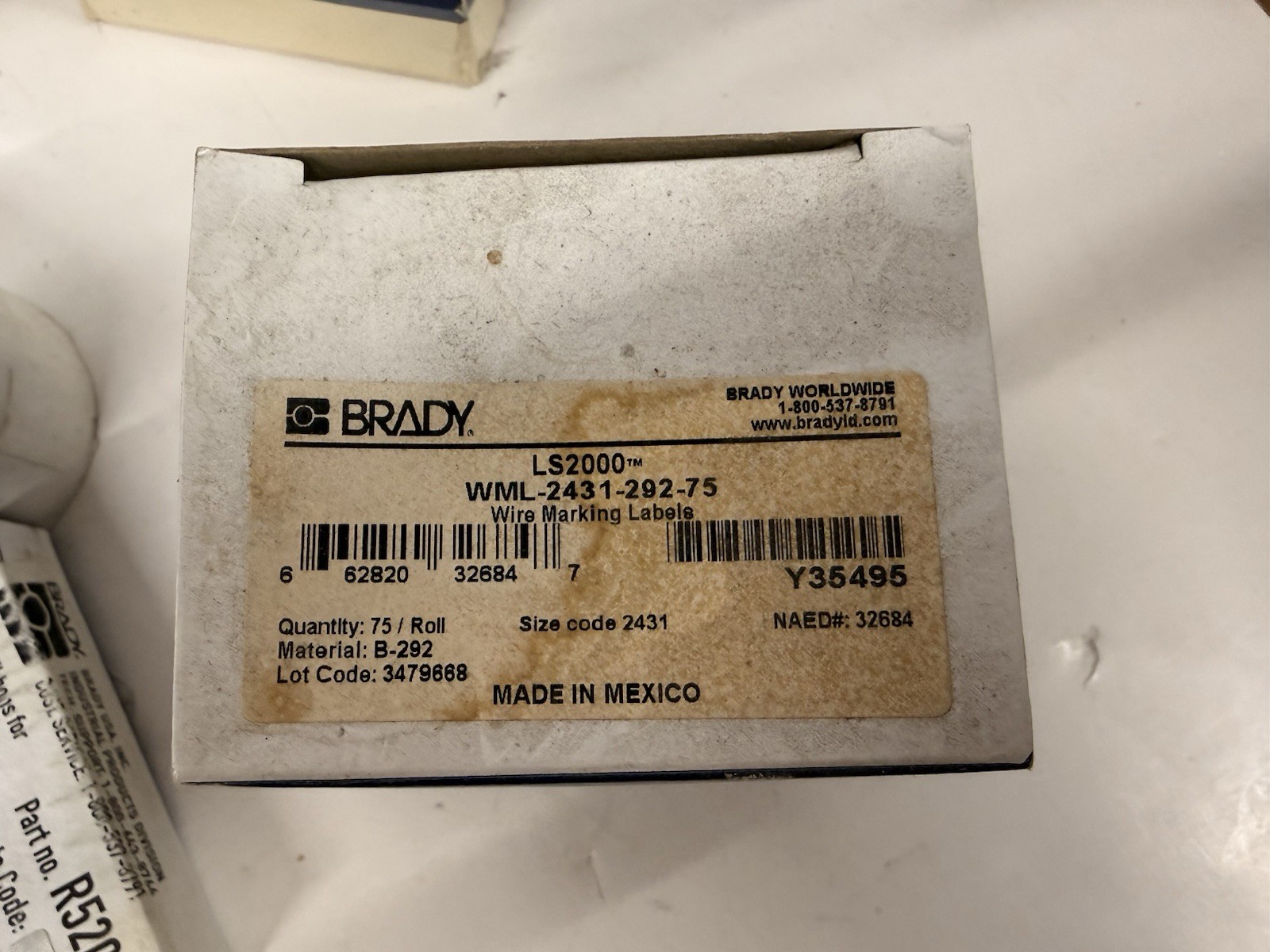 LOT OF BRADY WIRE MARKERS CLIP-SLEEVES, LABELS AND MORE BIG LOT--NEW