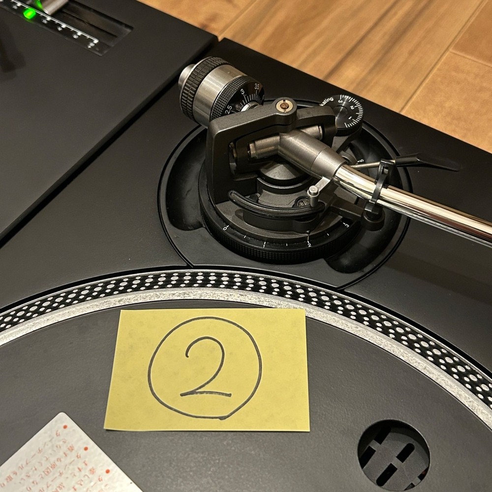 Technics SL-1200MK3 DJ Record Turntable System Pair Set Mogami FullyFunction