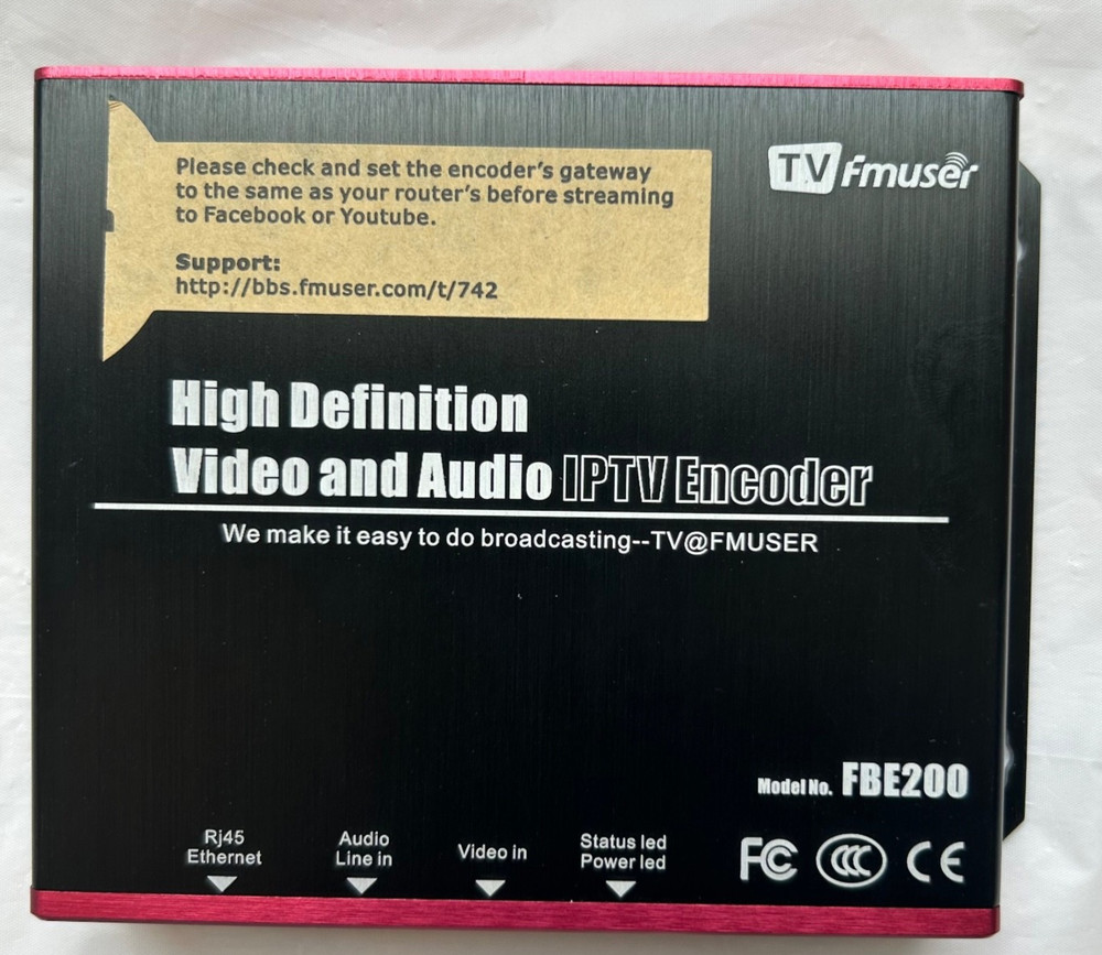 hdmi video encoder Fmuser FBE200