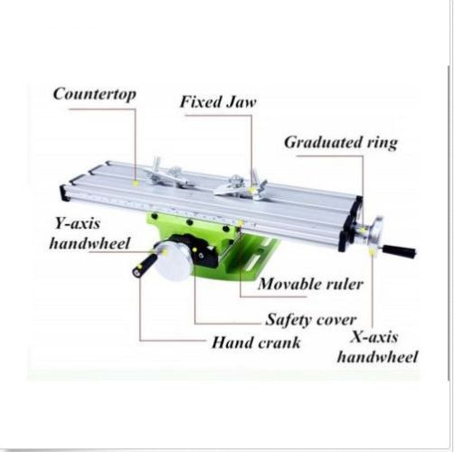 Mini Bench Drill Precision Multifunction Working Table Vise Fixture Worktable,