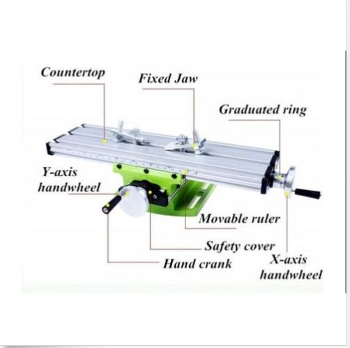 Mini Bench Drill Precision Multifunction Working Table Vise Fixture Worktable