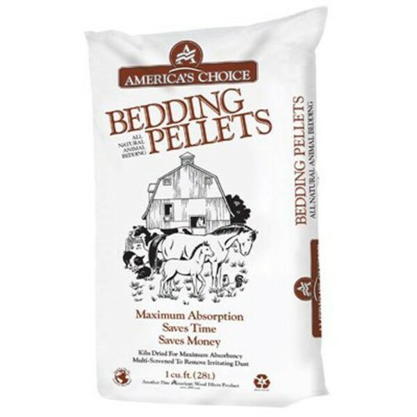 America's Choice Wood Fibers Pellets Pine Pellet Bedding, 1 Cu. Ft. 40 Lb. 