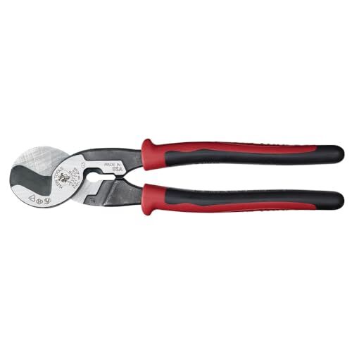 Klein Tools Journeyman High Leverage Cable Cutter for Aluminum Copper Cable