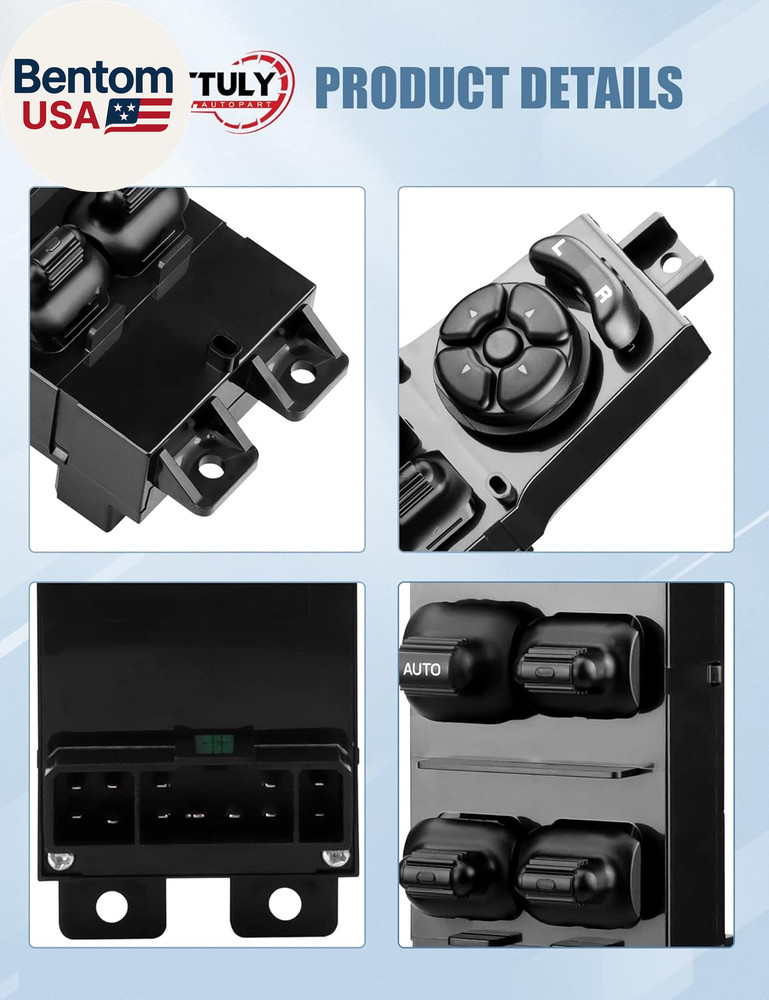 Driver Side Master Power Window Switch Replacement Fits for 2002-2010 Dodge Ram