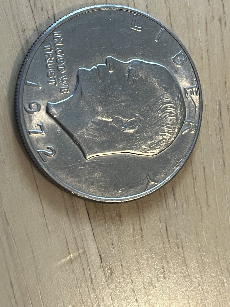 1972D Eisenhower dollar error Missing Islands Under Florida