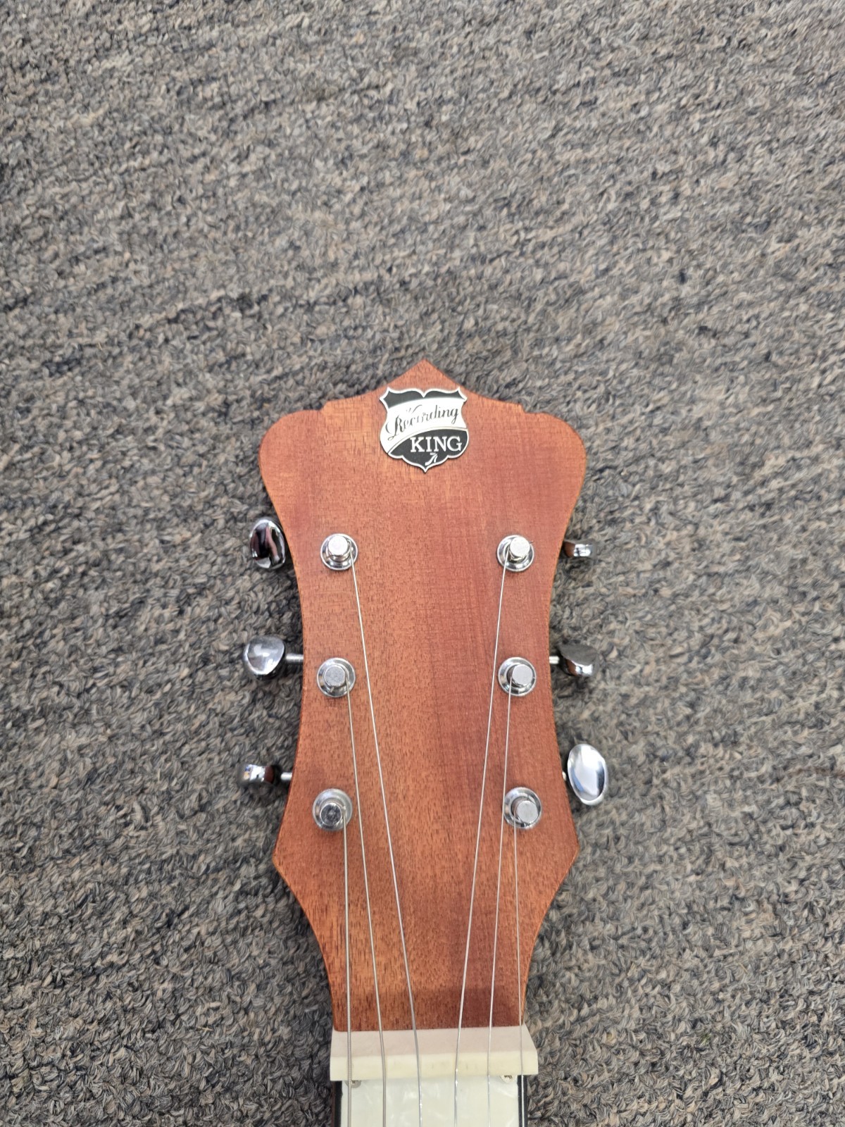 Recording King RG31NA Lap Steel Guitar P90 Pickup Nat Satin Mahogany Lapsteel