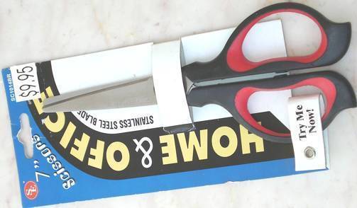 7" Total Length Multipurpose Scissors Perfect School Crafts (Dozen Pack )