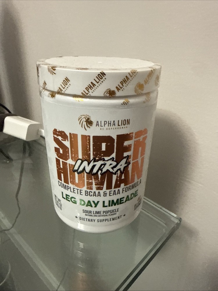 Leg Day Limeade Alpha Lion Super Human Intra BCAA+EAA Electrolyte Blend
