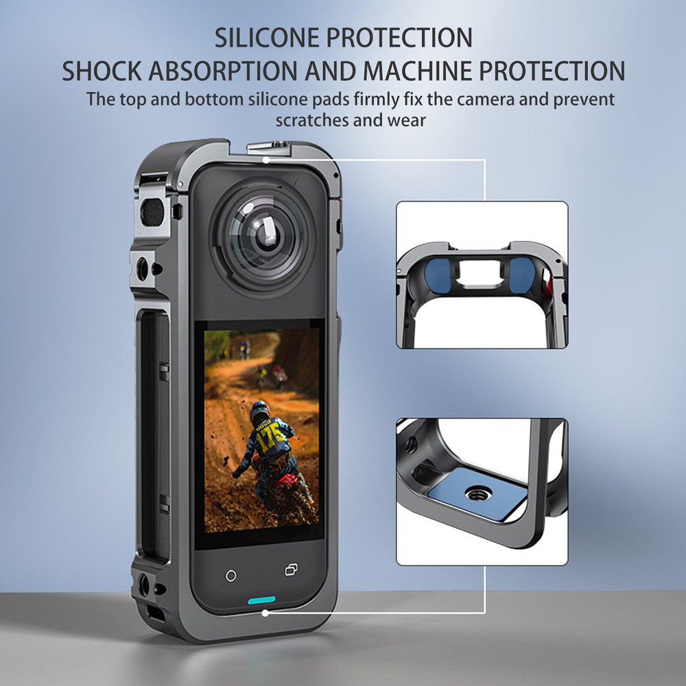 Protective Frame Case With Lens Cover Kit For Insta360 X5 Camera AccessoriesTp