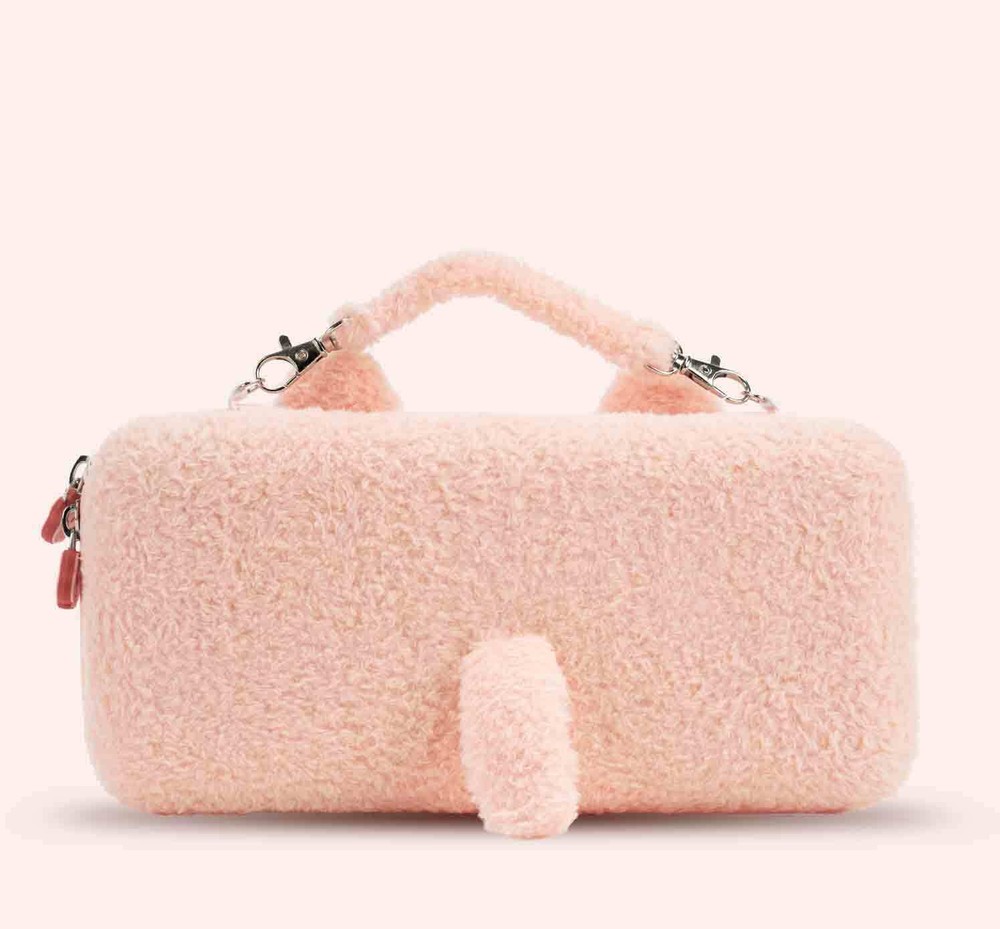 GeekShare Plush Bunny Carry Case for Nintendo Switch / Switch OLED Portable Bag
