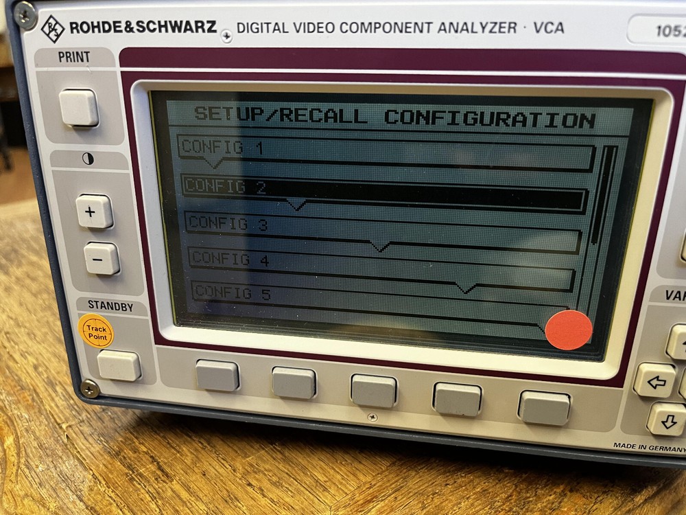 5dd Rohde&Schwarz VCA Digital Video Component Analyser