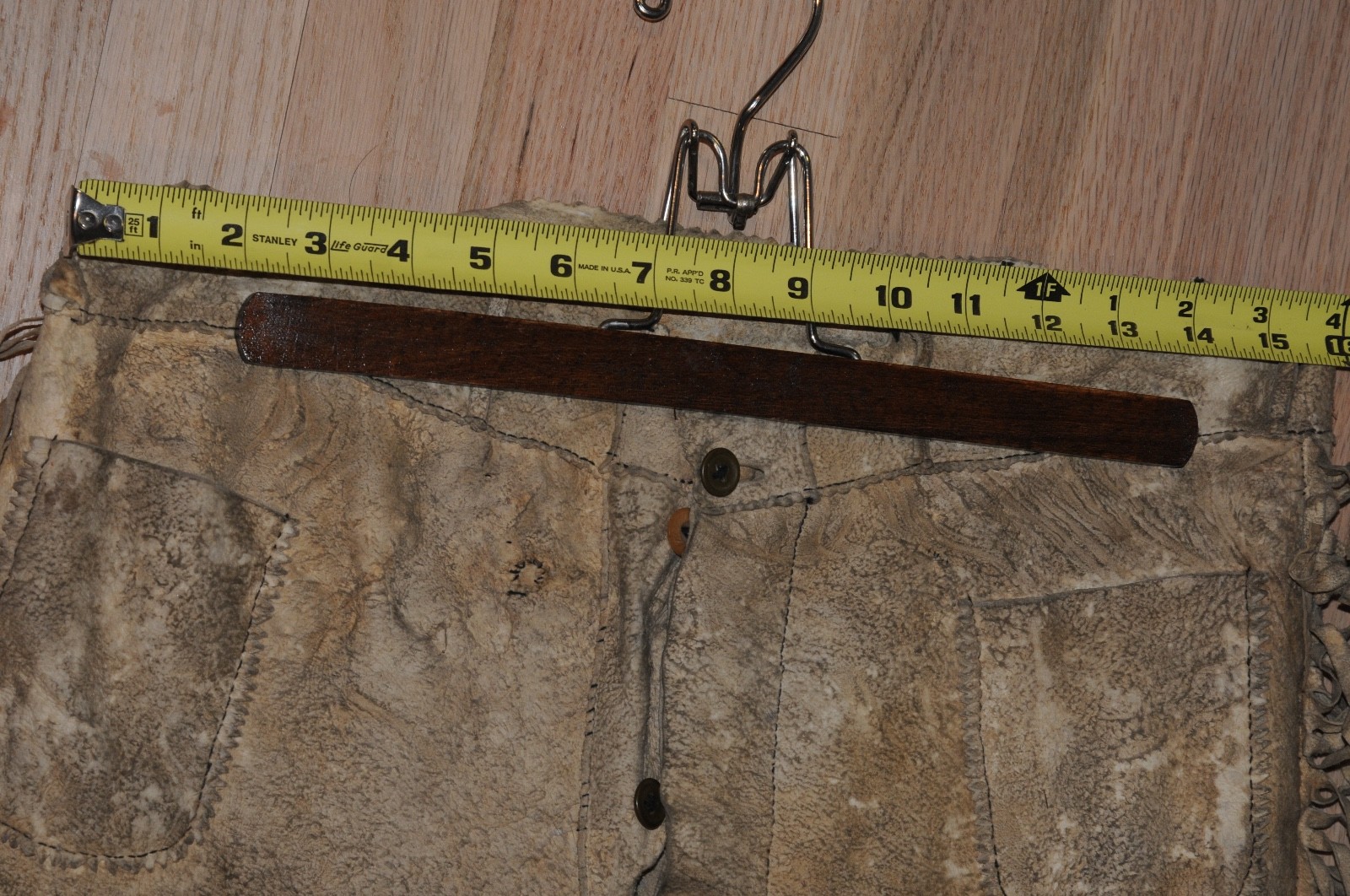 Early Vintage Native American Deer Skin Buck Skin Beaded Shirt and Pants Old****