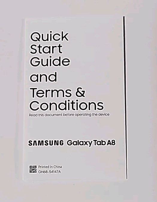 Samsung Galaxy Tab A8 SMX200, Empty Box Only, No Tablet