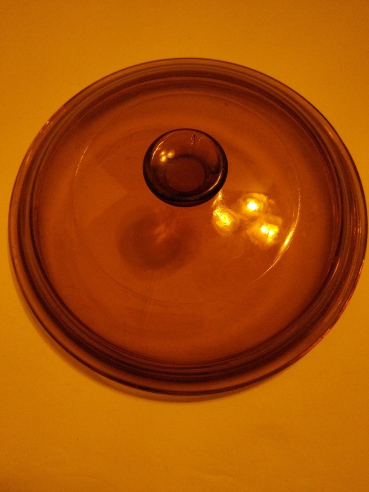 6-in Visionware Lid amber colored
