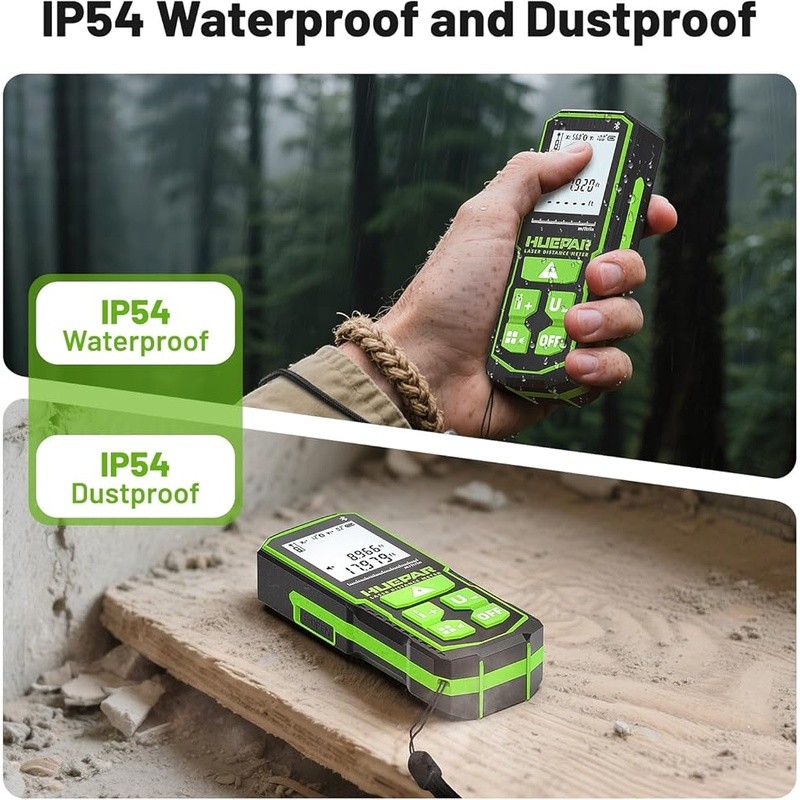 Bluetooth Laser Distance Measure 330ft Accurate Angle Sensor Tool W/ LCD Screen