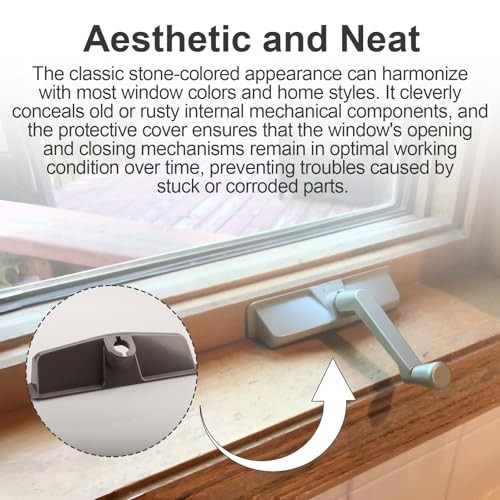 Window Operators Cover, Compatible with Entrygard White Plastic Operator Cover