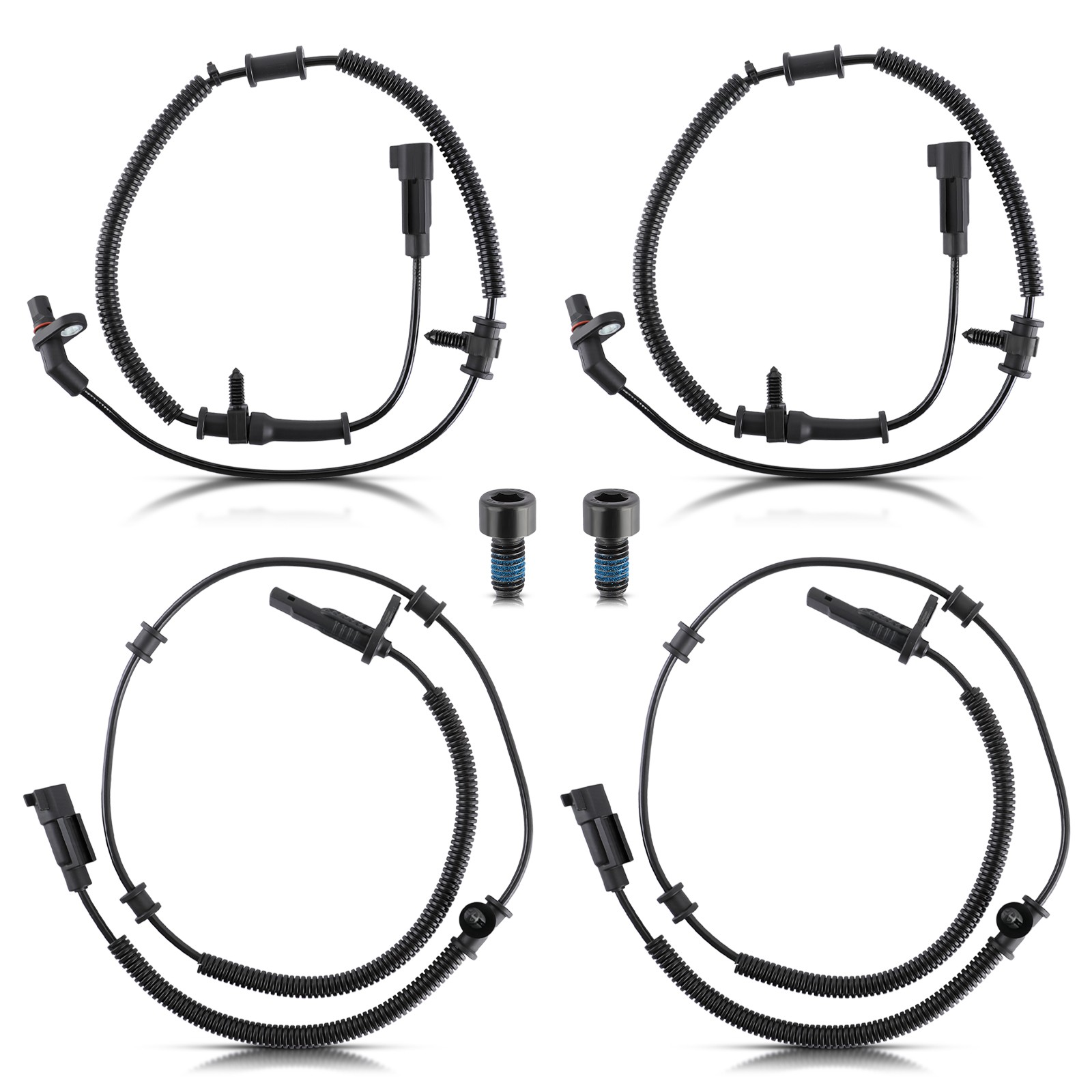 4pcs ABS Wheel Speed Sensor For 2013-2018 Ram 1500 / 2019 Ram 1500 Classic