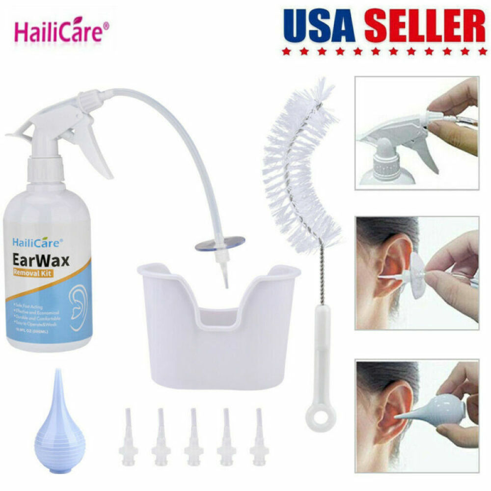 500 Ml Ear Wash Earwax Removal Tool Kit Ear Irrigation Washer Bottle System USA