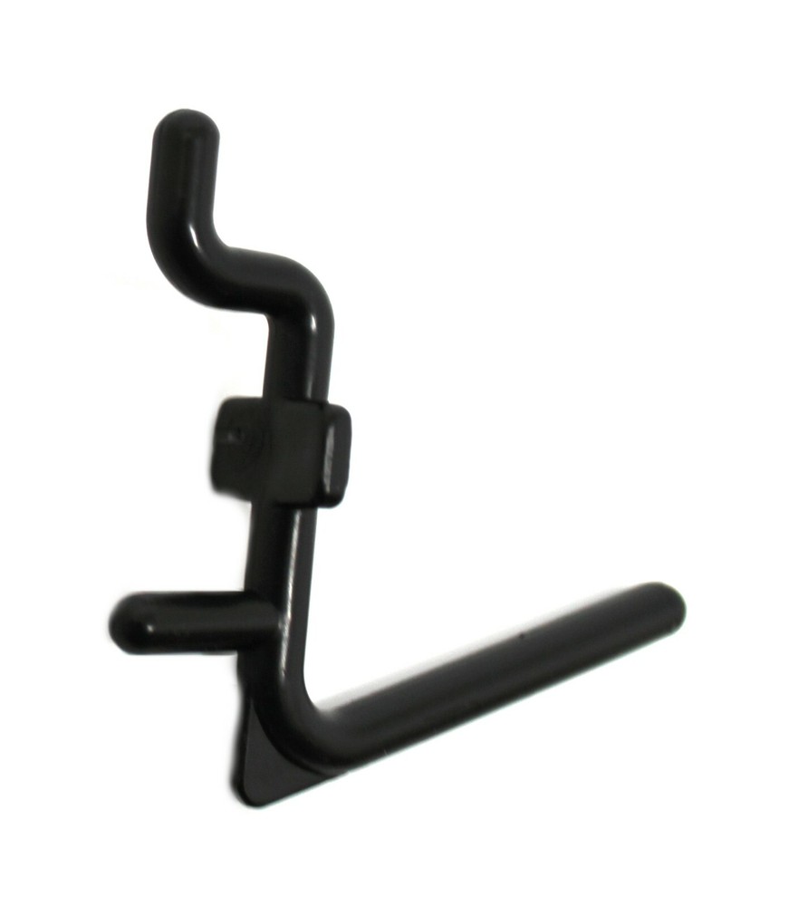 Plastic Black L Hook Peg Board Hook Kit Tool Storage Craft Hooks Pick A Pack