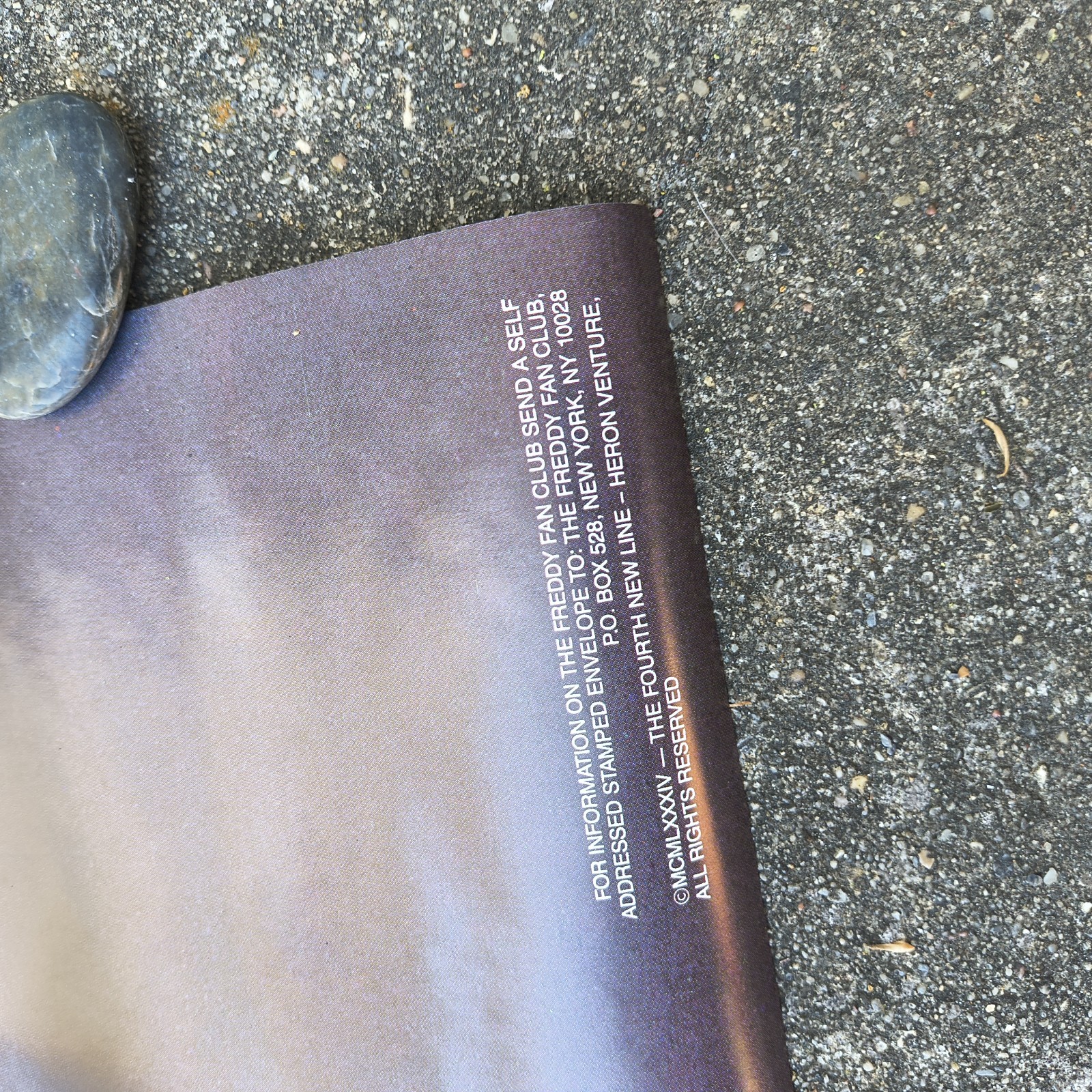 A Nightmare on Elm Street 4 Freddy Krueger Video Store Poster 74.5x26 UNUSED...