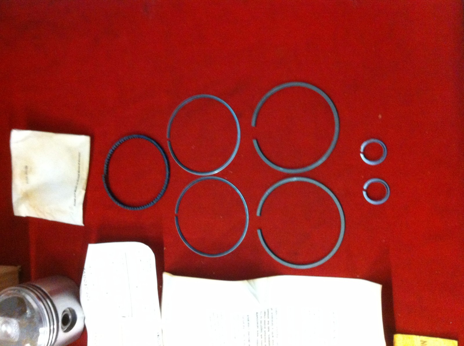 Harley Piston Kit NORS 74" 74CI 1200 Knucklehead Panhead Shovelhead .040 11228