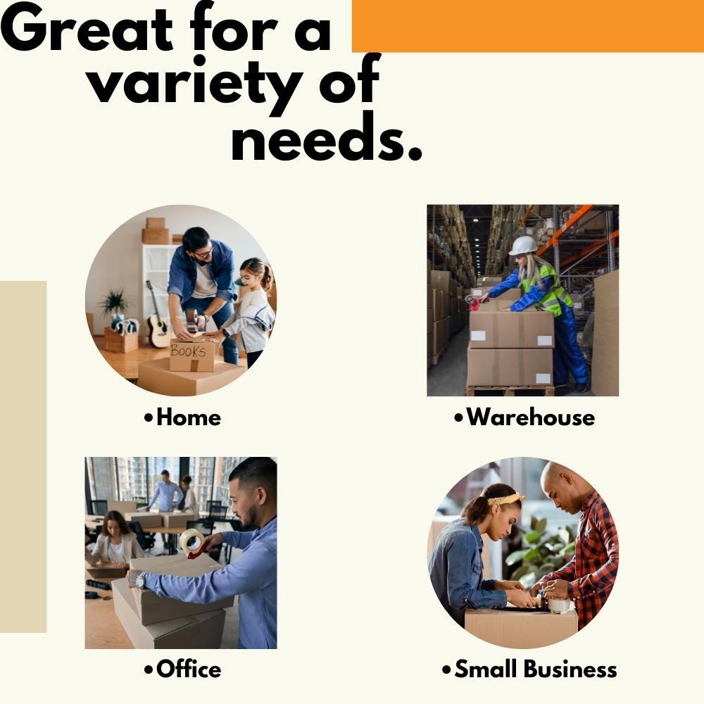 Parcel Packaging Tapes & Printed Tapes 2" x 110 Yards Choose Your Color & Rolls