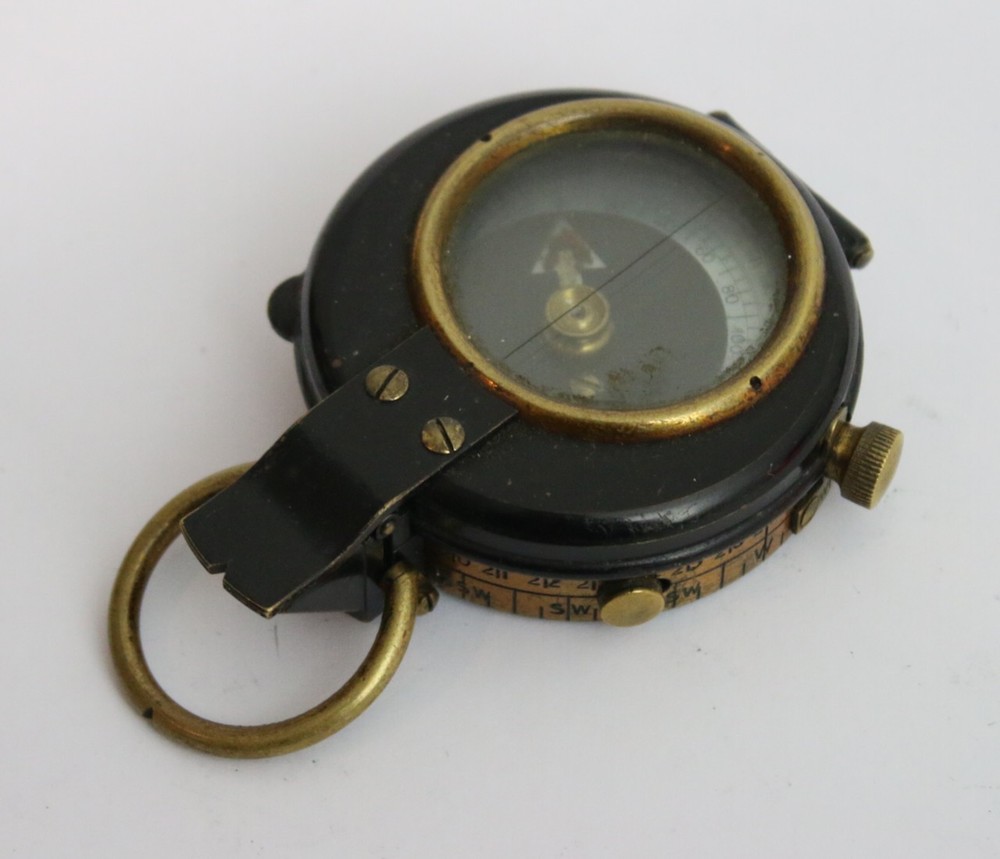 Antique WW1 Era prismatic marching compass
