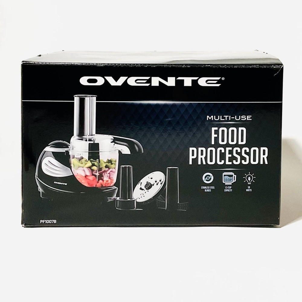 Ovente Multi-Use Food Processor (1.5 Cup Capacity)