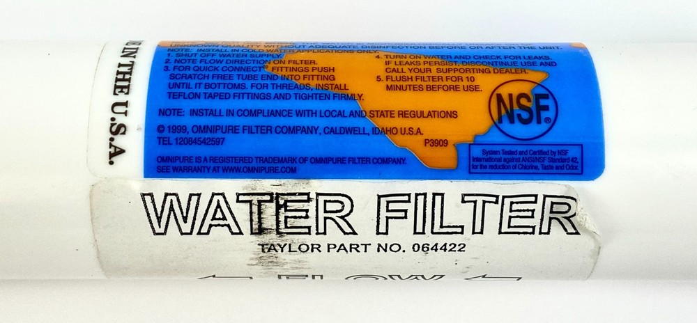 Omnipure K2528 BB In-Line Water Filter Flow Model