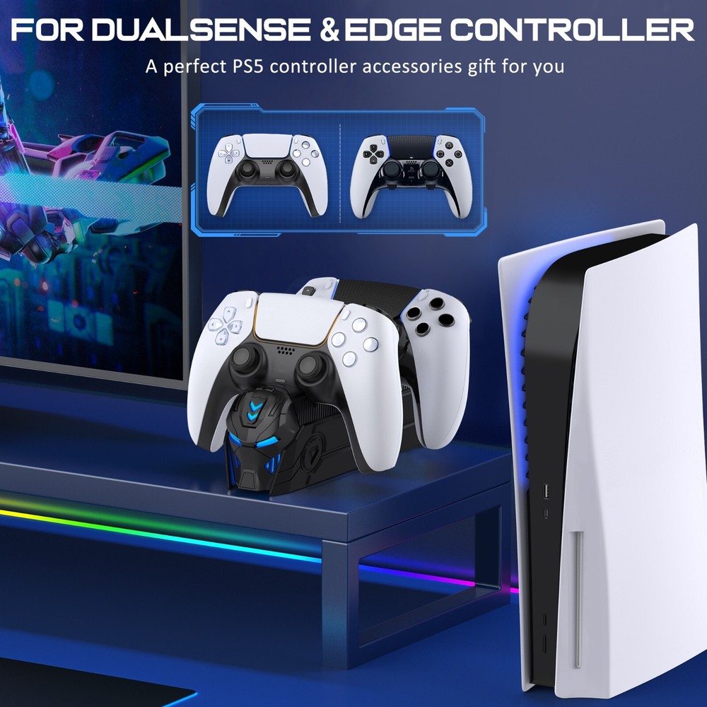 PS5 Controller Charger Station Dock For Playstation 5 Dualsense PS5 Controllers