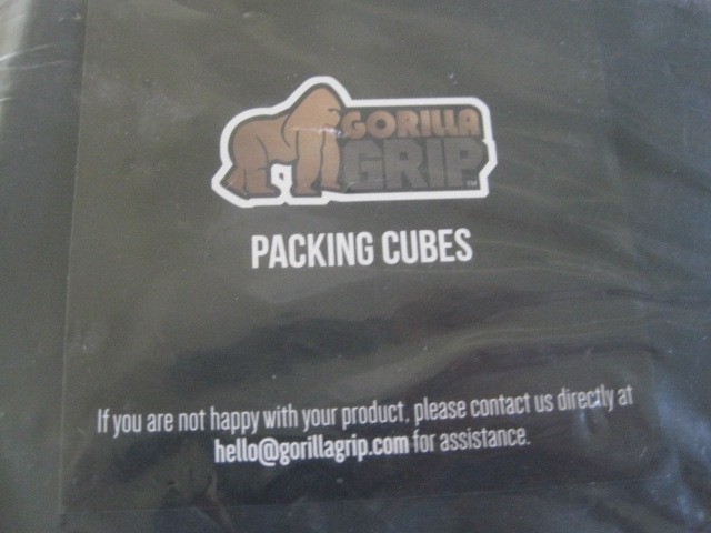 Gorilla Grip Packing Cubes 3 Pack New