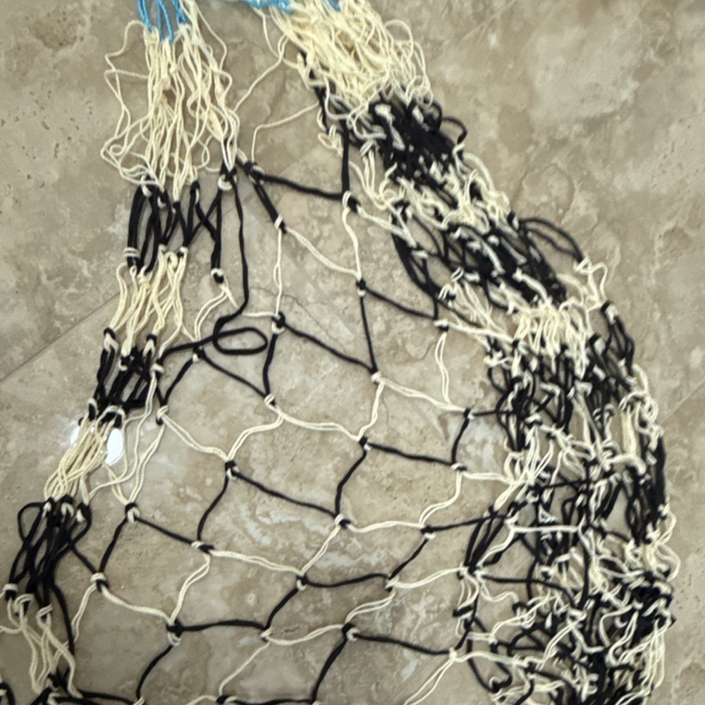 Blue and Black Hammock