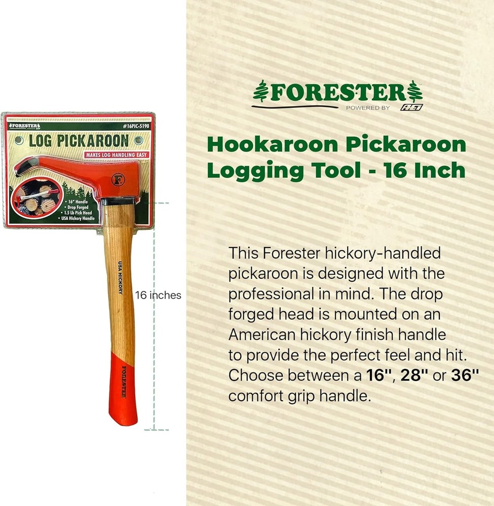 Pickaroon Logging Tool | Hickory Handle | Hookaroon Logging Tool | Log Rolle...