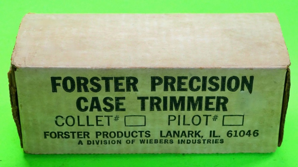 Forster "Original" Case Trimmer-(CT1010)-in box
