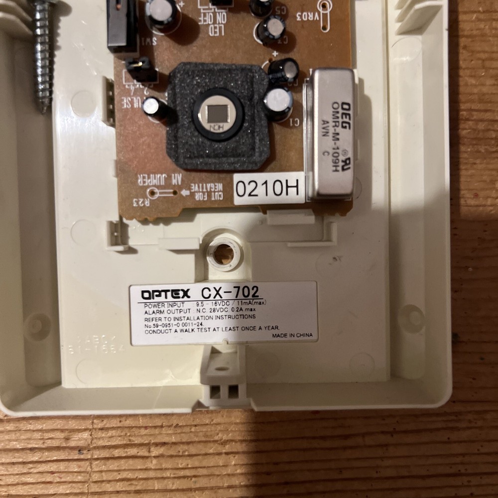 Optex Long Range Motion Detector CX-702 Tested & Working