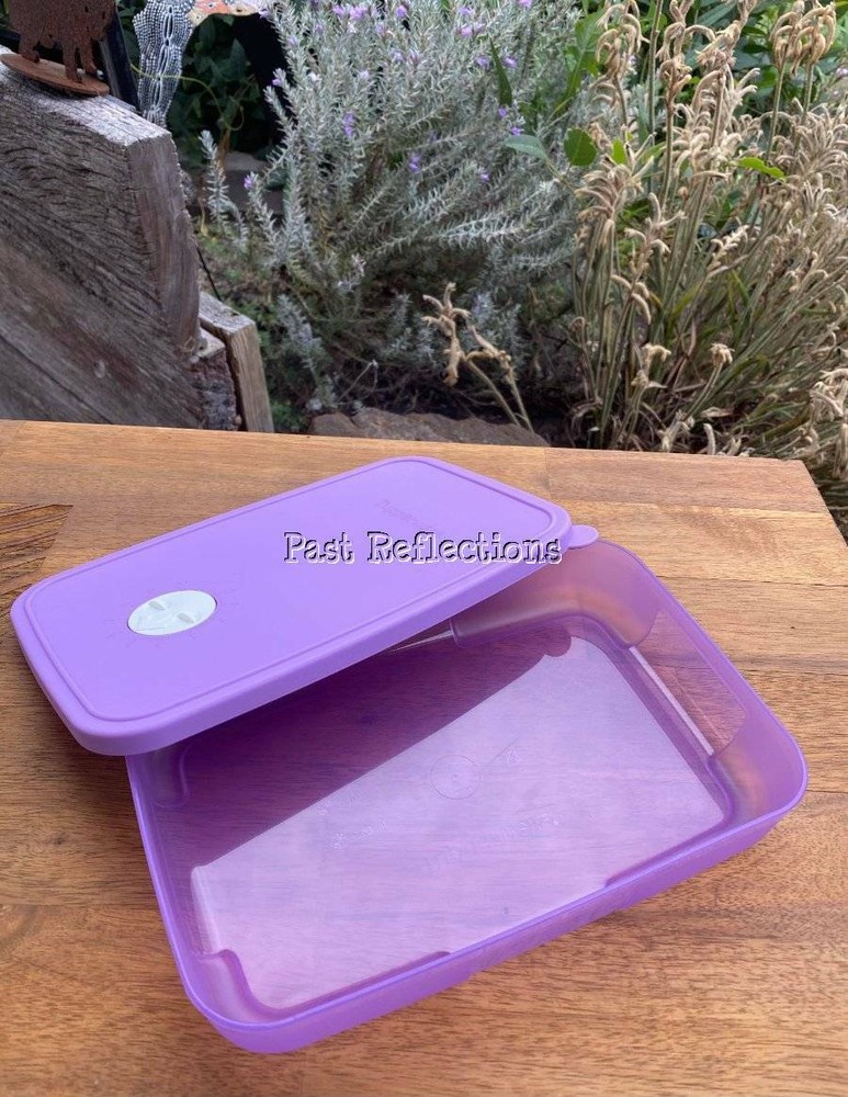 TUPPERWARE FREEZERMATES FREEZER CONTAINER 550ml LILAC PURPLE MEDIUM 1