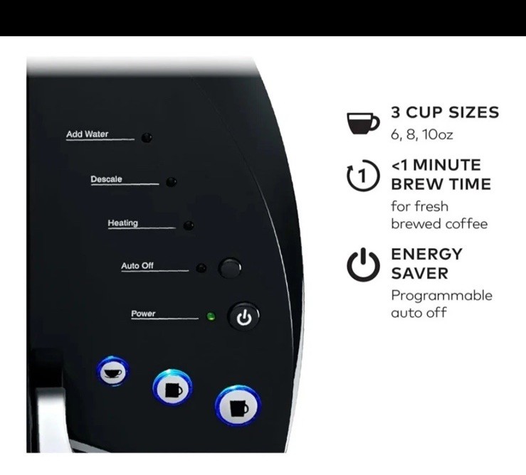 Keurig K-Classic Coffee Maker Programmable Single Serve K-Cup Pod OPEN BOX TESTE