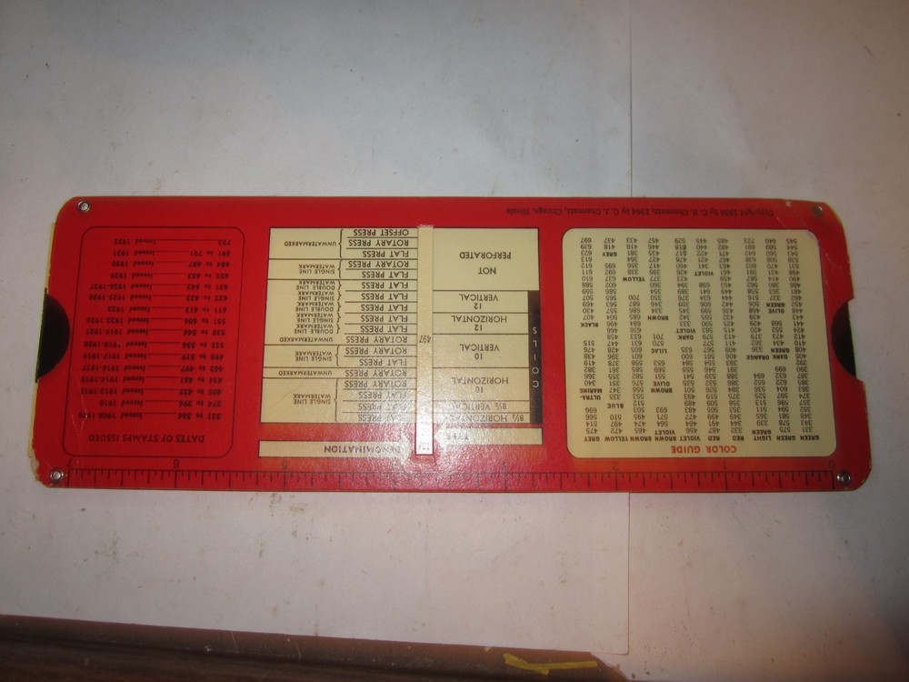 Ca. 1950s "The Easy Way" U.S. Stamp Identifier - C.B. Charmats