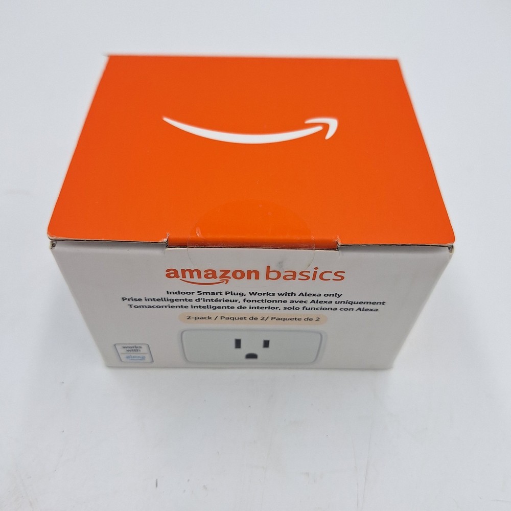 Amazon Basics Indoor Smart Plug - TWO PACK - Works with Alexa