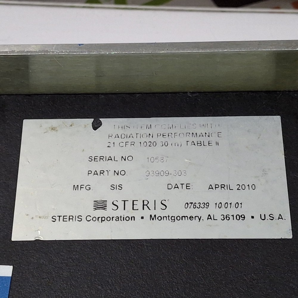 Steris 93909 X-Ray Tabletop Board