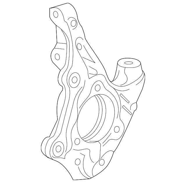 Genuine GM Driver Side Steering Knuckle 84210076