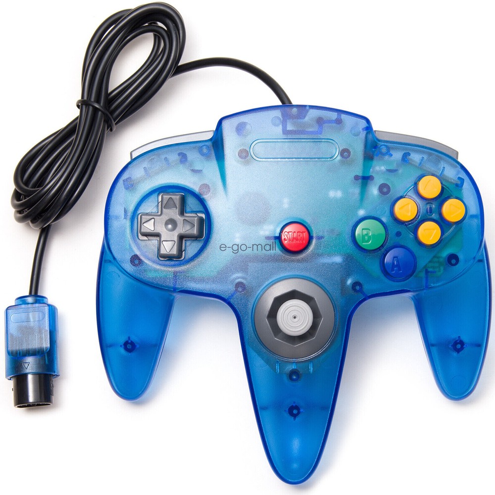 Classic N64 Wired Controller Joystick for Nintendo 64 Console/ Cable/Rumble Pak