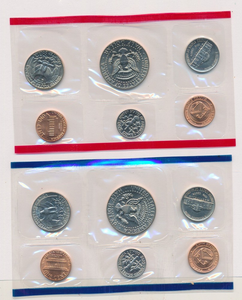 1985 US MINT UNCIRCULATED COIN SET P D