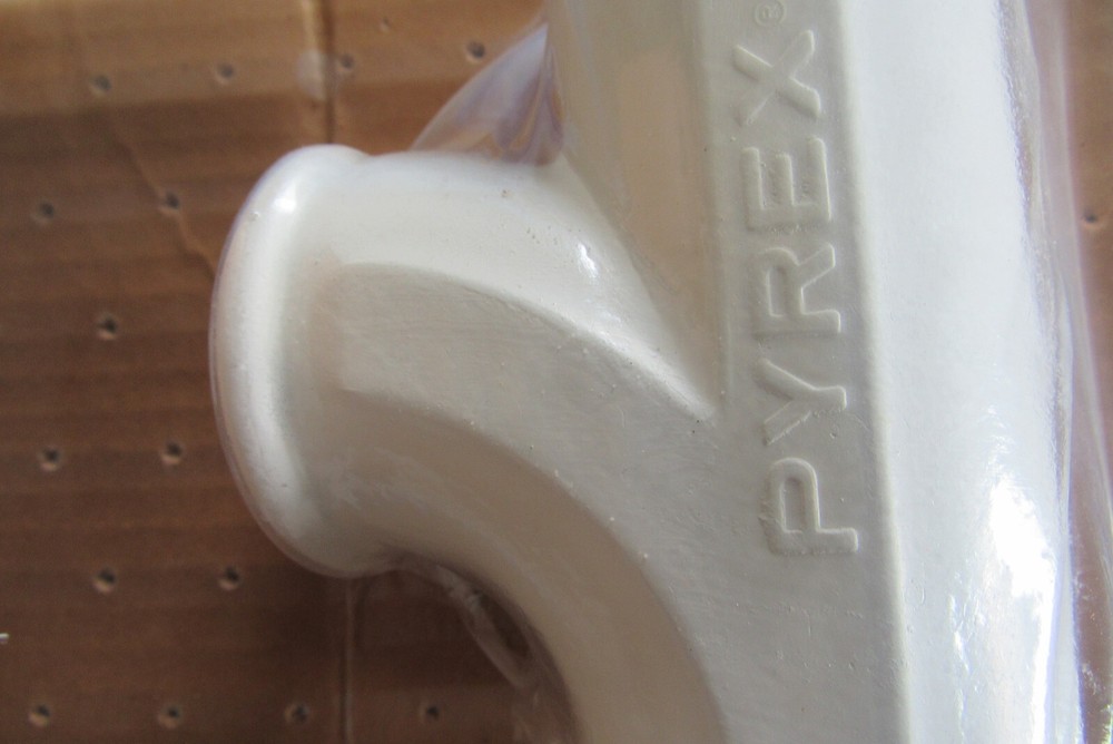 Corning Pyrex 2" x 2" Compact Sanitary Tee Acid Waste Drainline Pipe Fitting
