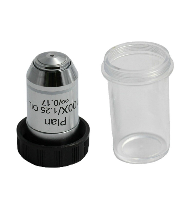 Microscope Objective Lens 100X /1.25 (Oil Spring) Infinity Plan Achromatic