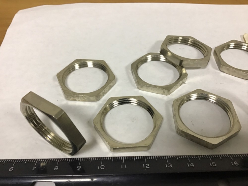 Qty (10) Moltec GMM-21 Locking Hex Nuts - PG Threads